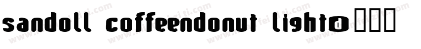 Sandoll CoffeenDonut Light字体转换